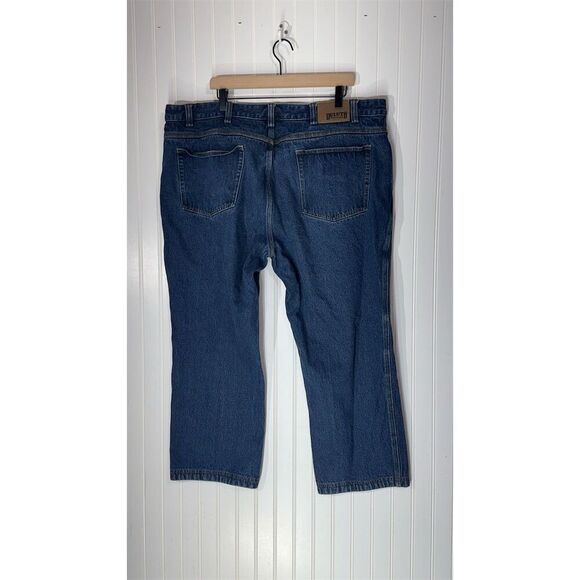 Duluth Trading Co. Jeans Men’s 44x28 Heavyweight Denim USA Made Blue Cotton - Picture 2 of 4